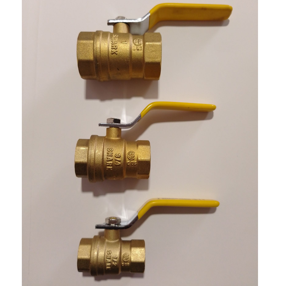 SHARK BALL VALVE BRASS SIZE 1 1/4