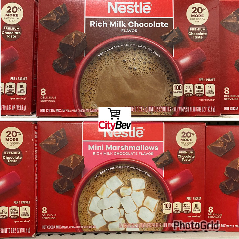 Nestle Rich Milk Chocolate Hot Cocoa Mix 8 Ct | Shopee Philippines