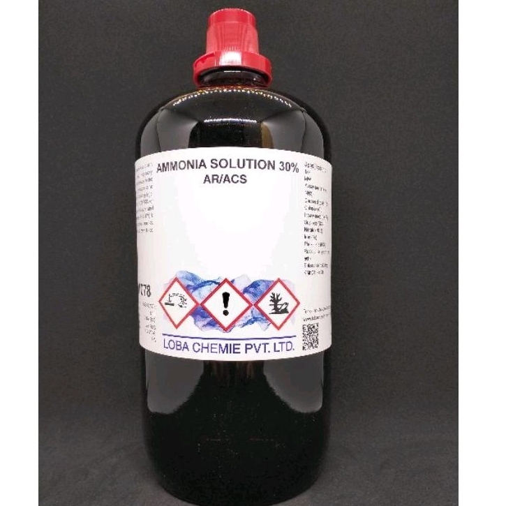 Ammonium Hydroxide (Ammonia Solution) 30 AR Laboratory Analytical Reagent ACS Grade 2.5L