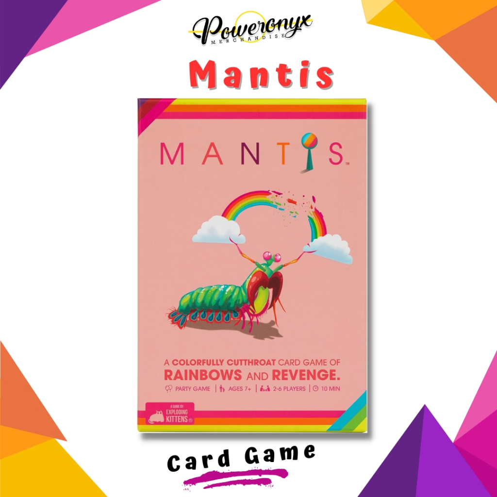Mantis Matching Card Game A Colorfully Cutthroat Card Game of Rainbows