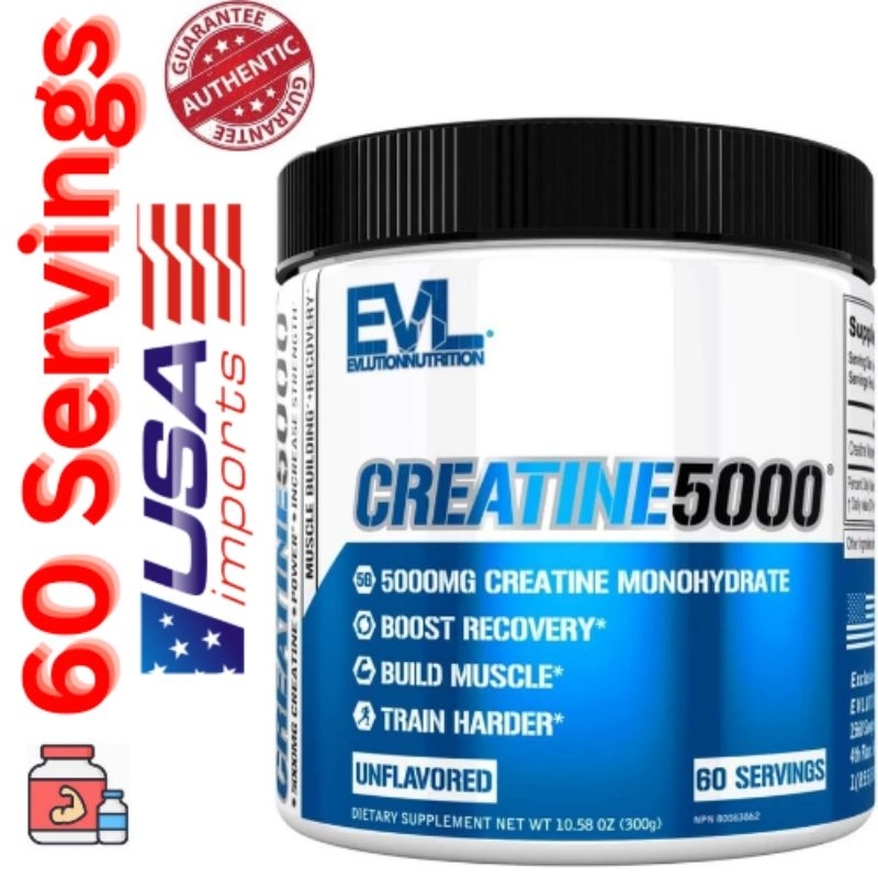 Creatine Monohydrate Evlution Creatine Powder 5000mg 300g