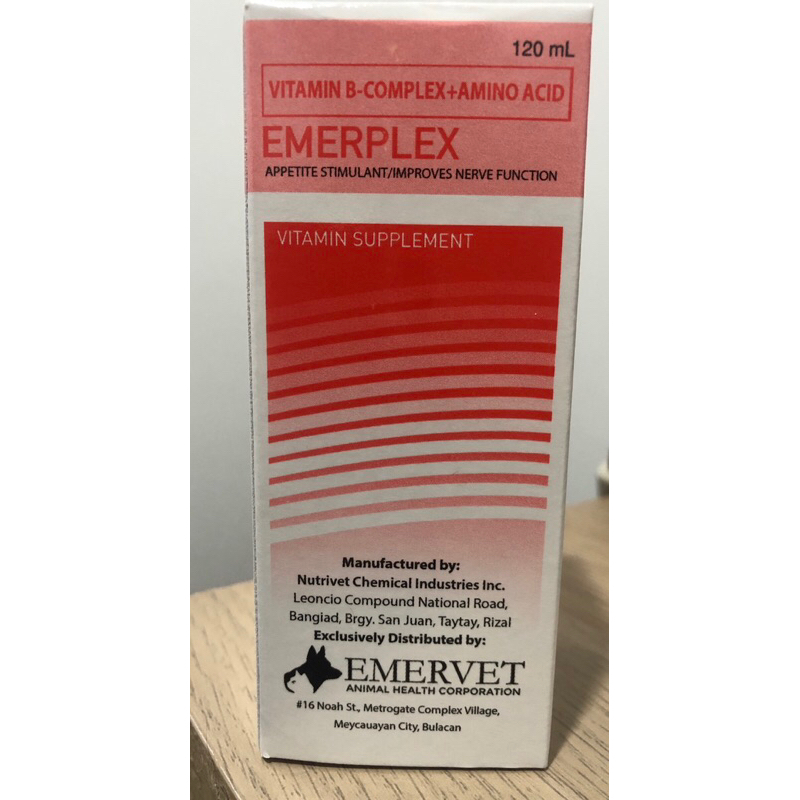 EMERPLEX 120ml Vitamin b complex Shopee Philippines