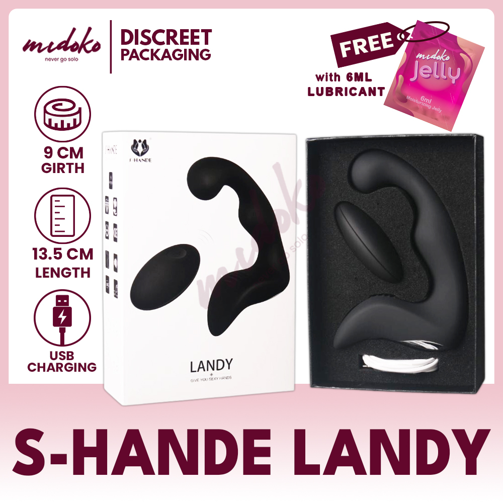 Midoko S-Hande Landy-RTC Wireless Remote Controlled Prostate Massager ...