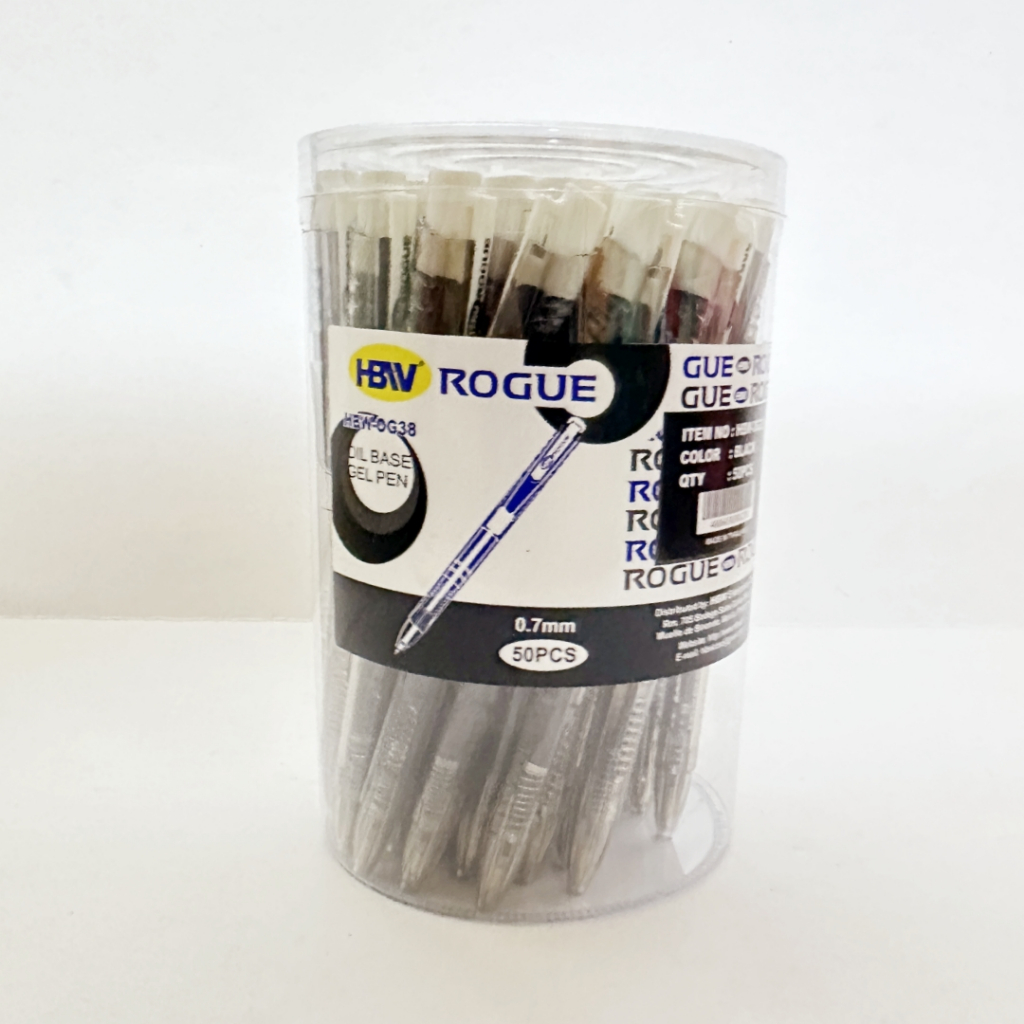 50PCS HBW Rogue oil base gel pen 0.7mm | Shopee Philippines