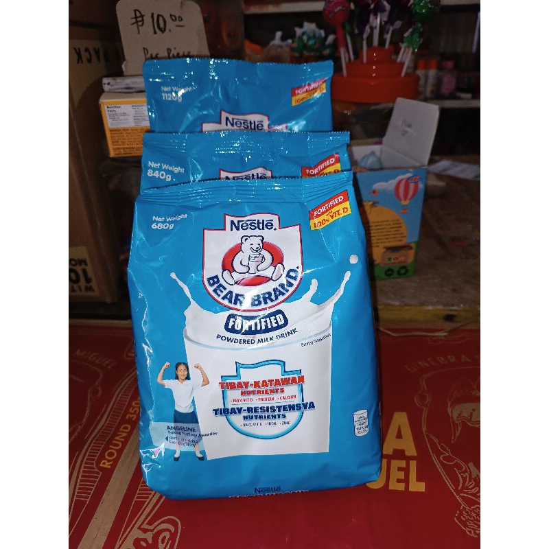 BEAR BRAND FORTIFIED POWDERED MILK ( 300g, 680g,840g,1120g)