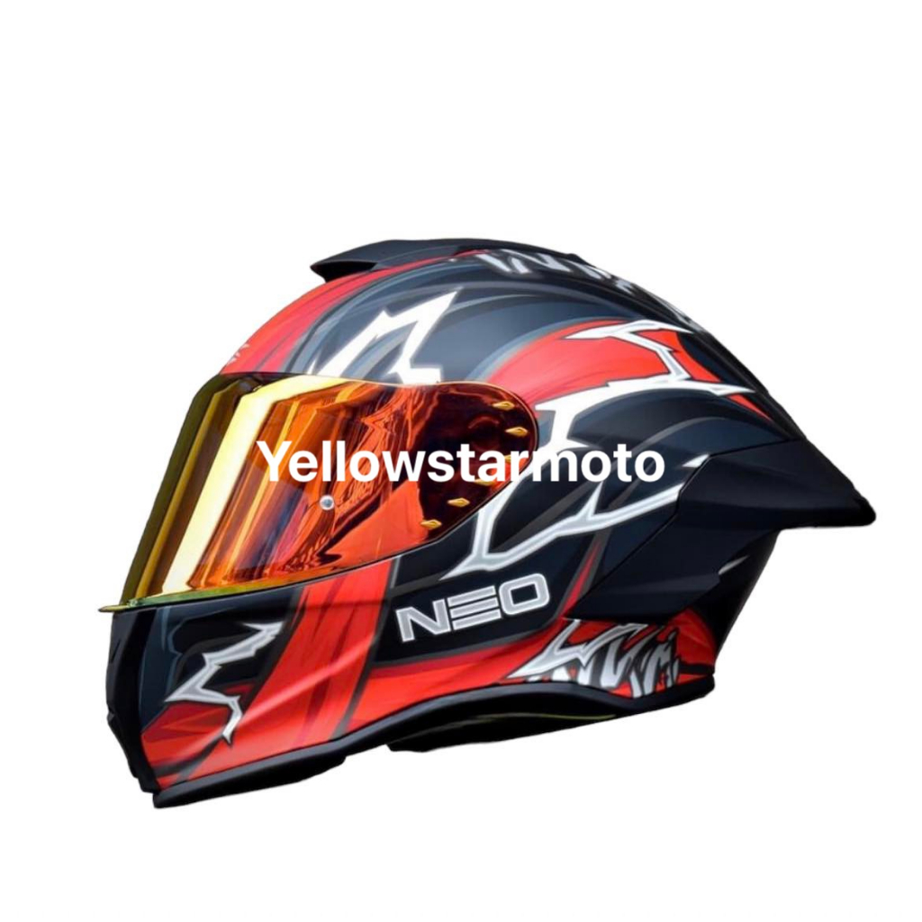 Spyder Neo Full-Face Helmet Ronin G Energy S1 Free Clear Visor | Shopee ...