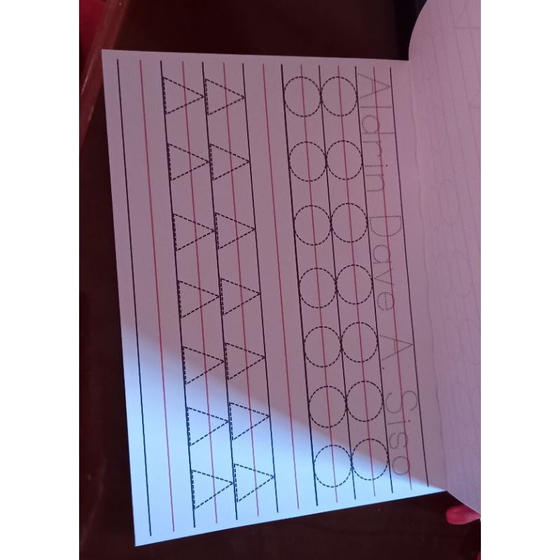 tracing pad (name, letters, numbers, lines) | Shopee Philippines