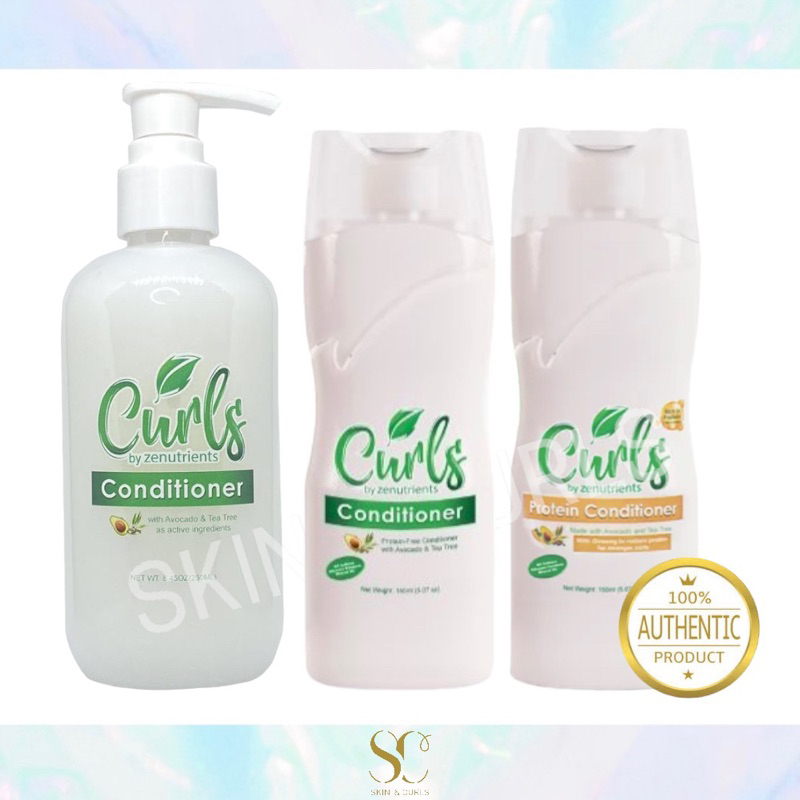 Curls by Zenutrients Avocado and Tea Tree Conditioner CGM approved ...