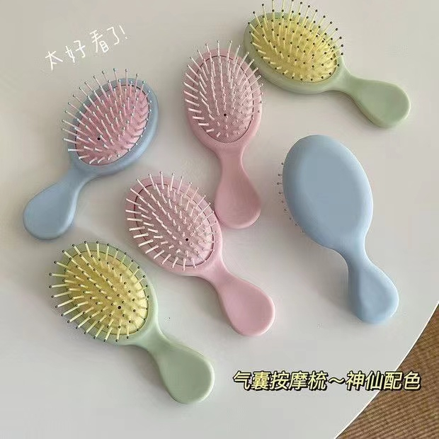 Small Air Cushion Comb Massage Cute Macaron Extension Airbag Portable