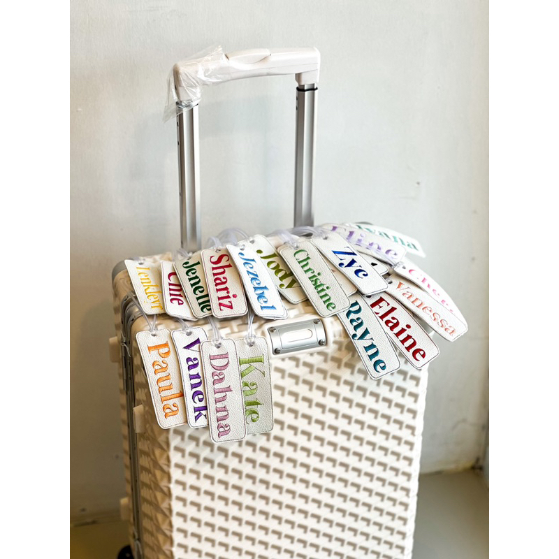 Embroidered Bag Tag / Luggage Tag by Bloom the Room Shopee Philippines