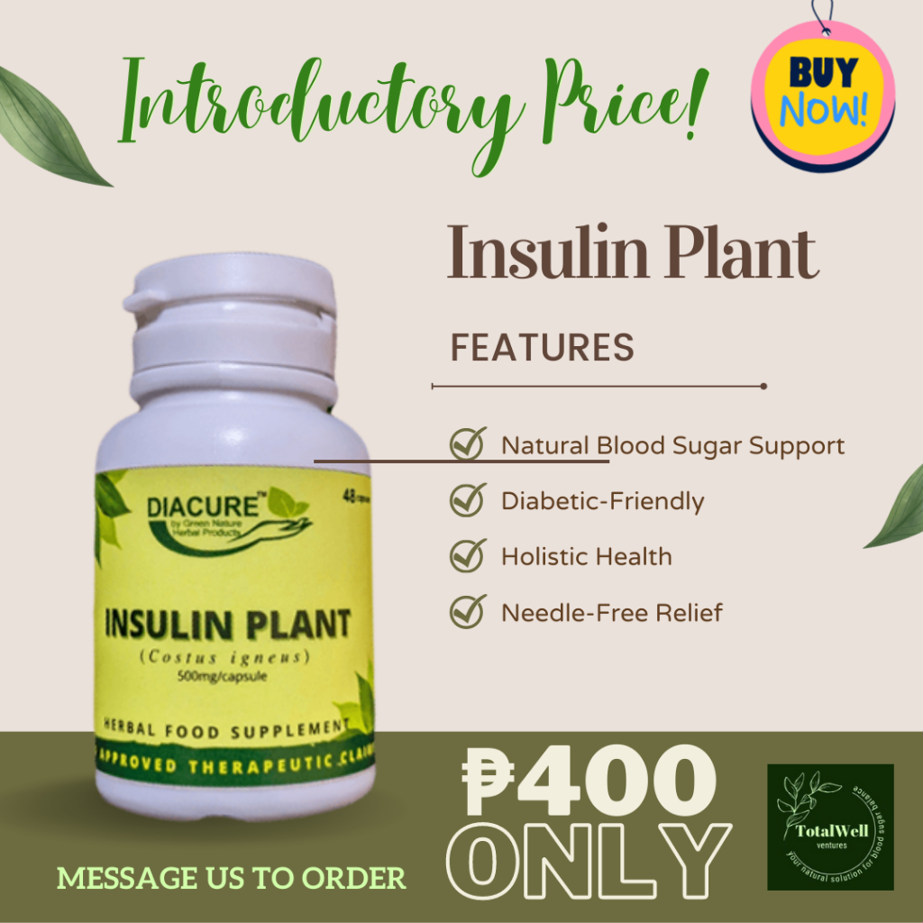 Green Nature Herbal Insulin Plant Capsule Shopee Philippines