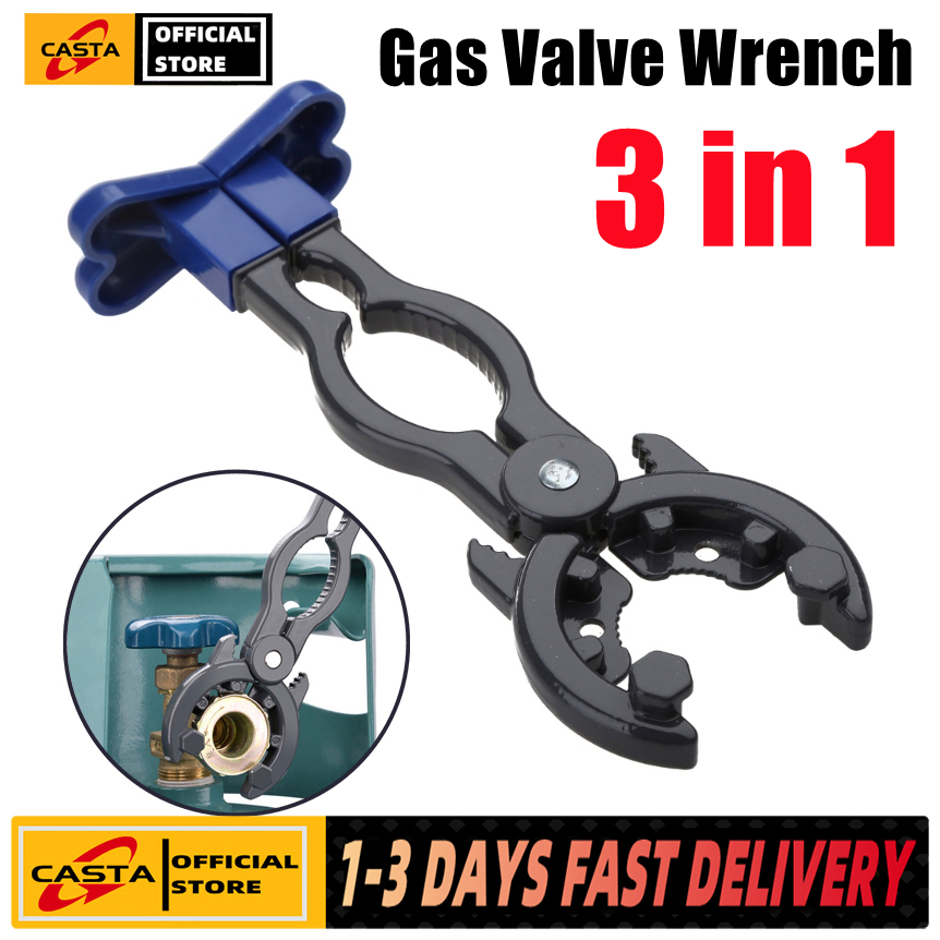 3 in 1 Multifunctional Gas Tank Pressure Reducing Valve Wrench For