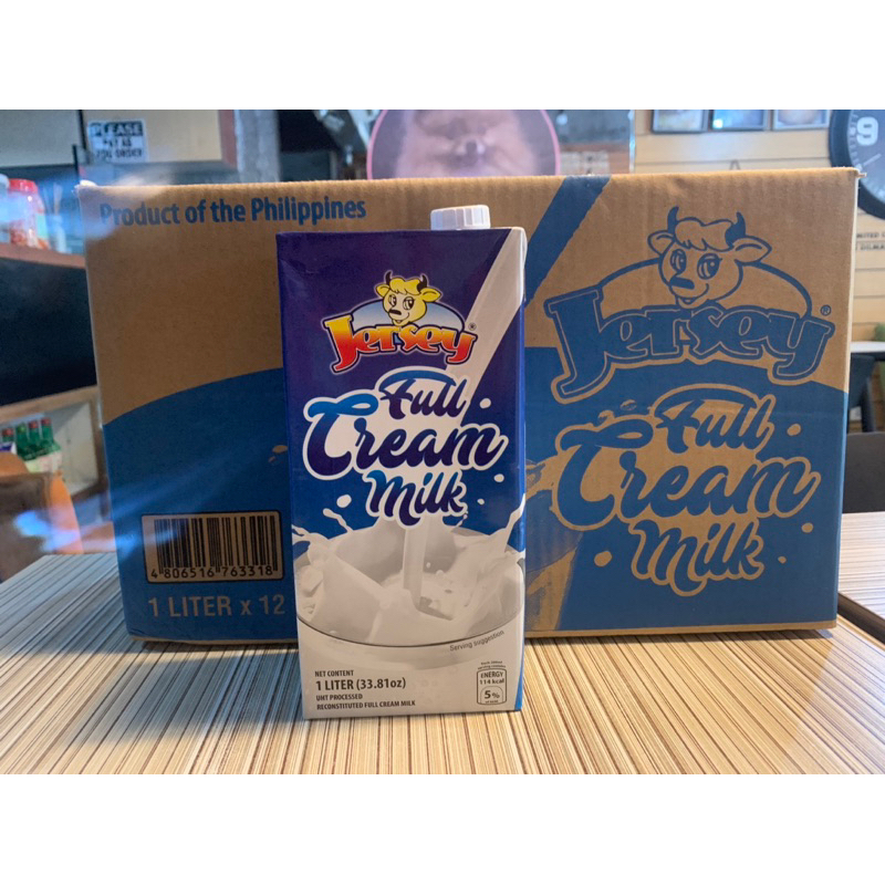 Jersey Full Cream Milk 1 liter 33.81oz Shopee Philippines