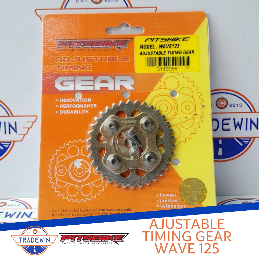 WAVE125 ADJUSTABLE TIMING GEAR XRM125 PITSBIKE Shopee Philippines