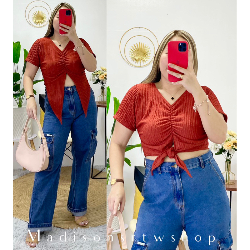 Front slit top Freesize S-XL frame | Shopee Philippines