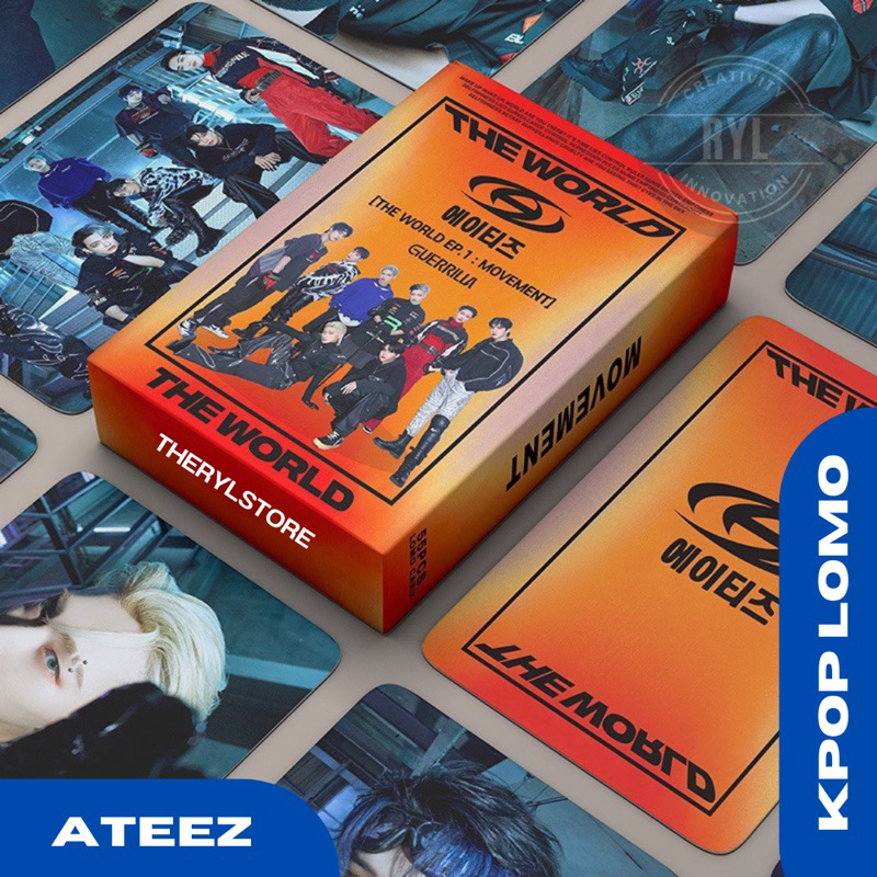 ATEEZ KPOP Lomo Cards 55 Pcs box Shopee Philippines