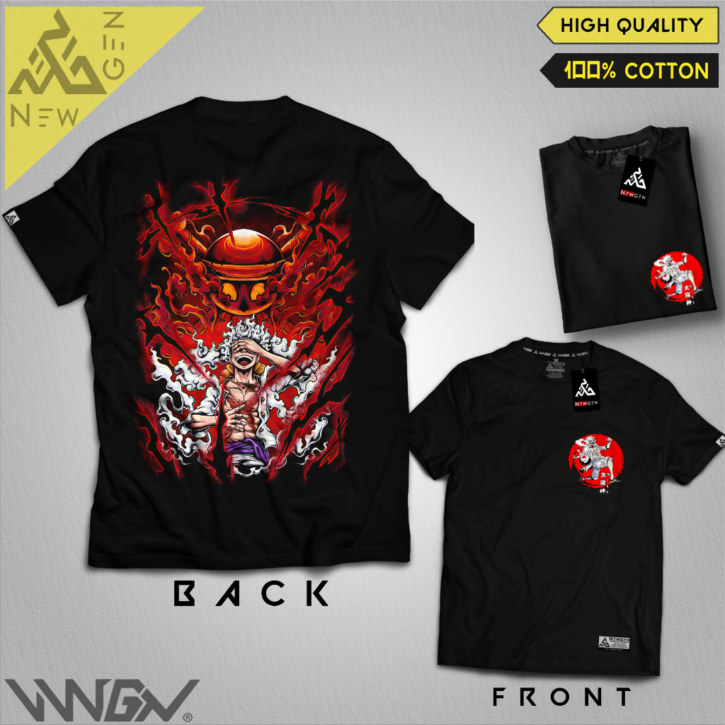 NEWGEN CLOTHING Straw Hat Luffy Gear 5 One Piece