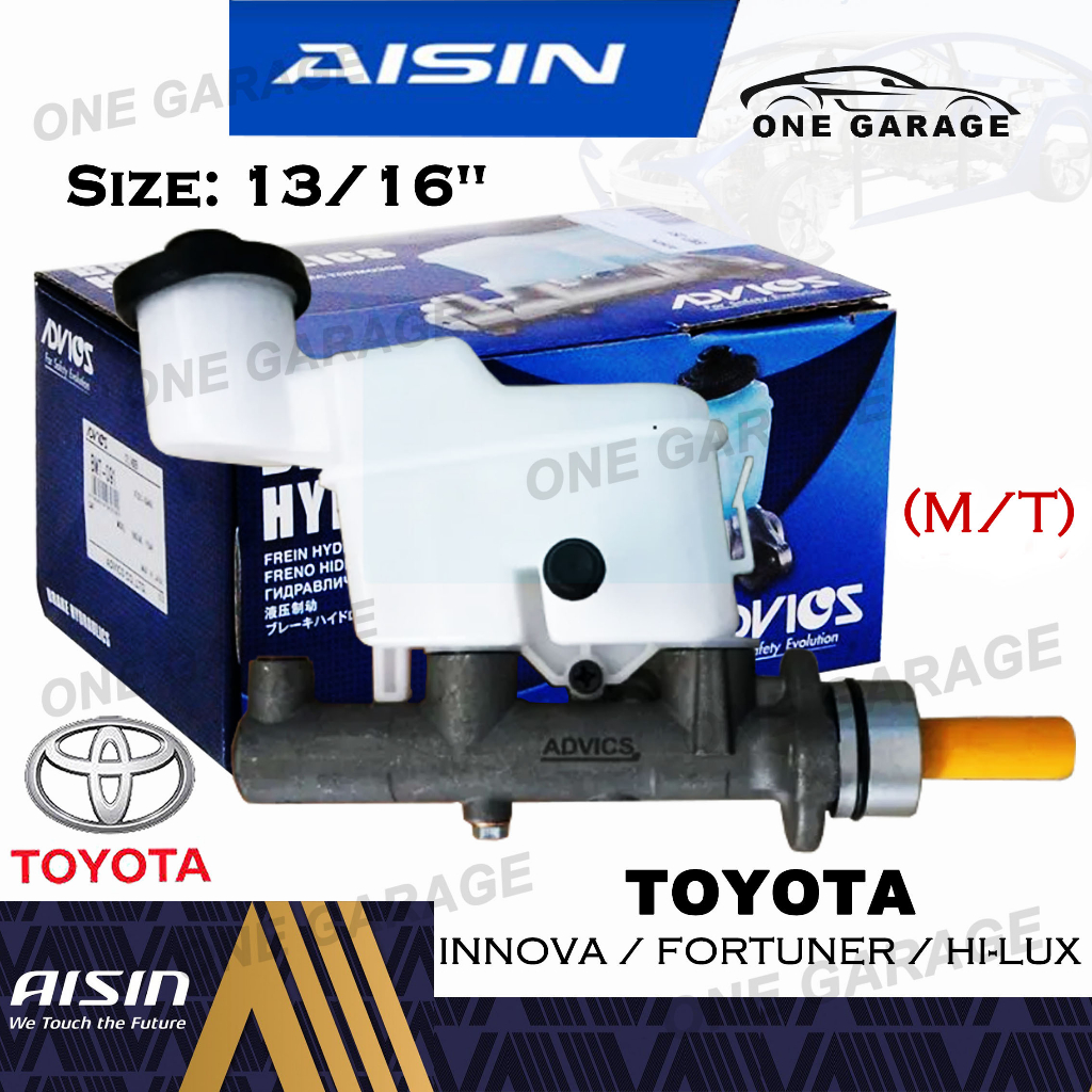 Brake Master Assembly For TOYOTA INNOVA / FORTUNER / HILUX ( A/T ) 13/16" Shopee Philippines