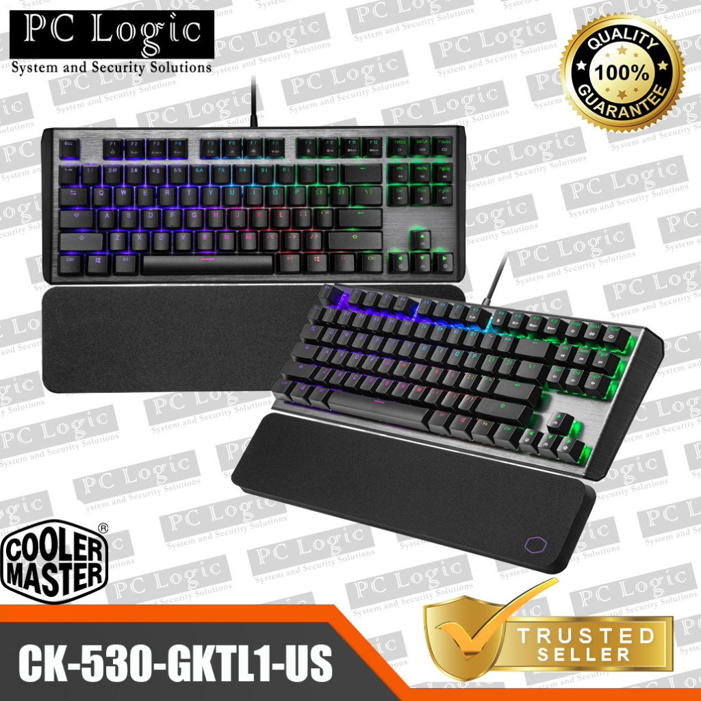 Cooler Master Ck V Tenkeyless Rgb Mechanical Gaming Keyboard And Wrist Rest Blue Switch