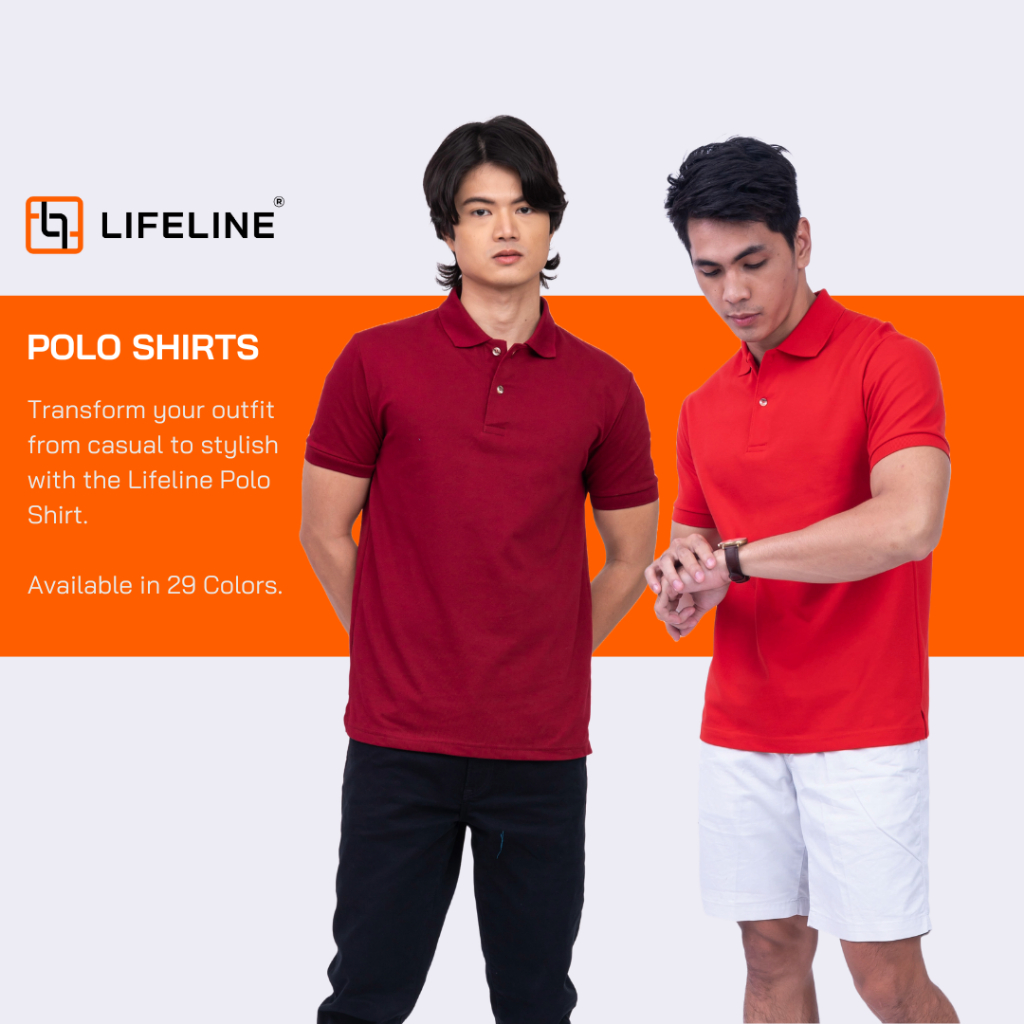 Lifeline Polo Shirt (Berry Red | Red | Baby Pink | Lilac | Fuchsia ...