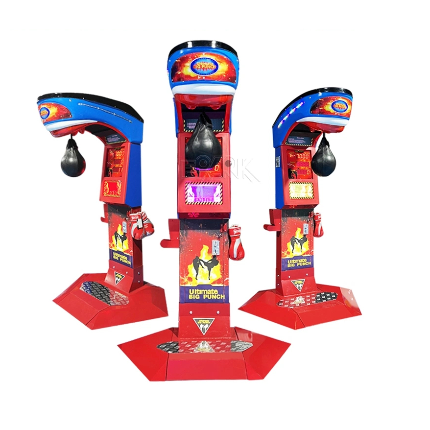 Coin Operated Arcade Prize Redemption Machine Punch Boxing Game Machine