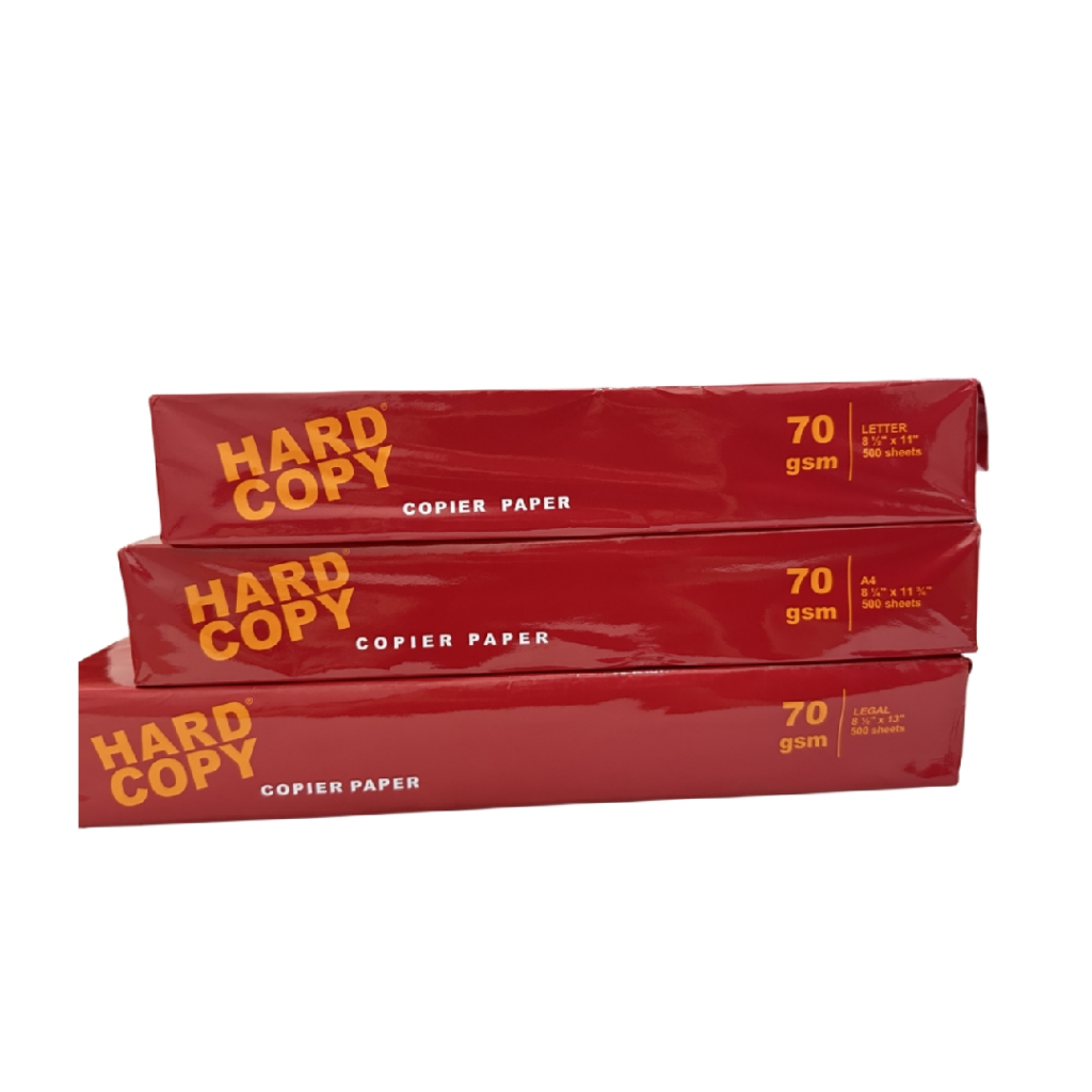 HARD COPY Copier Paper 500 sheets 70gsm long/short/A4 Shopee Philippines