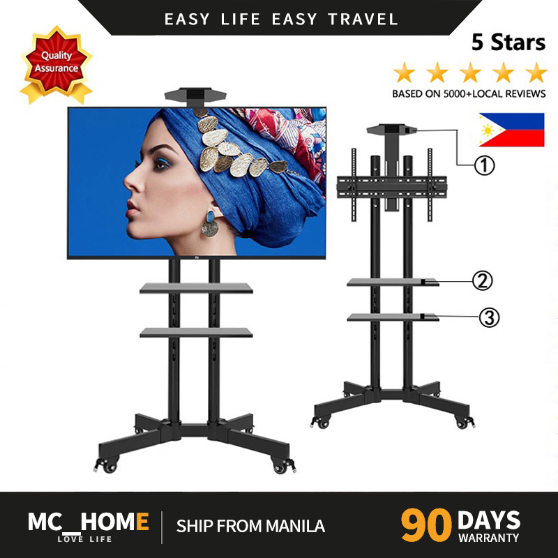 MCTV stand, TV monitor stand (support 3265 inch screen) movable, with