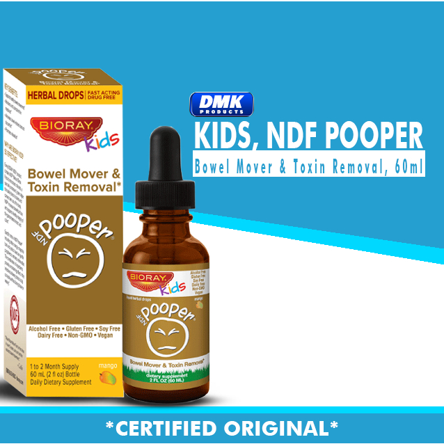 Bioray, Kids, NDF Pooper, Bowel Mover & Toxin Removal, Mango , 2 fl oz