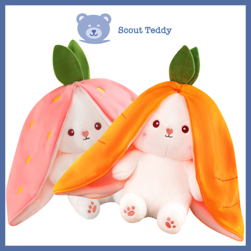 Giant Rabbit Plushie 2.4 feet (75cm) Miniso, Transform Carrot into