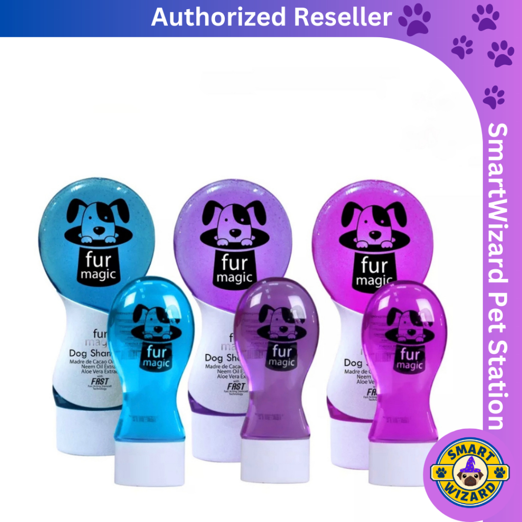 Furmagic Dog Shampoo with Madre De Cacao Oil Extract Blue Pink