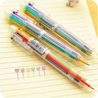 Rainbow Gem Neon Soft Gel Pen School Stationery 1pc (Random)