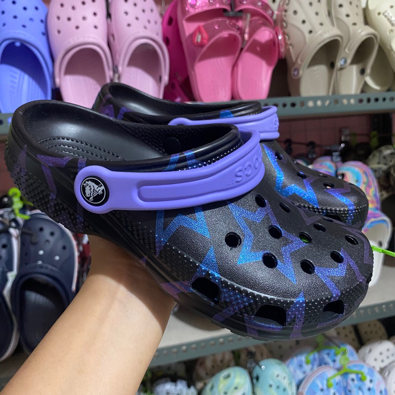 CROCS KIDS CLASSIC DISCO PARTY CLOG BLACK | Shopee Philippines