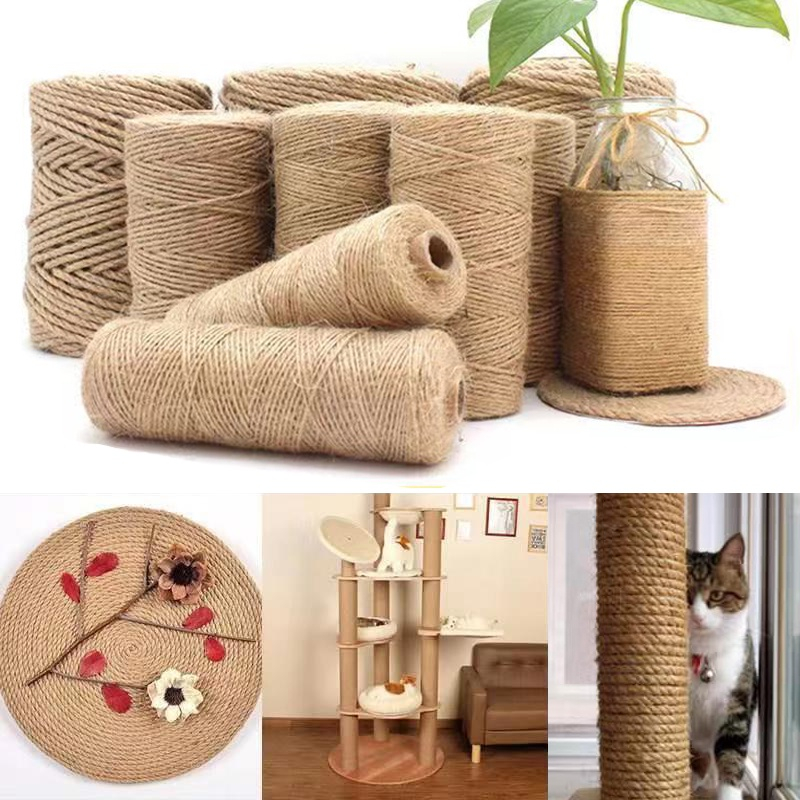 DIY cat scratching rope Hemp rope replacement cat tree scratching cat ...