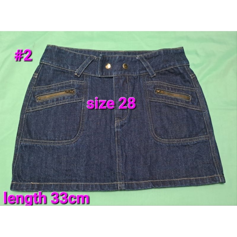 Denim Classy Mini Skirt For Women 