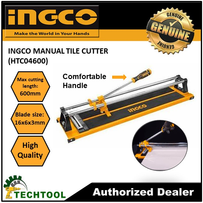 INGCO MANUAL TILE CUTTER 600mm (HTC04600) | Shopee Philippines