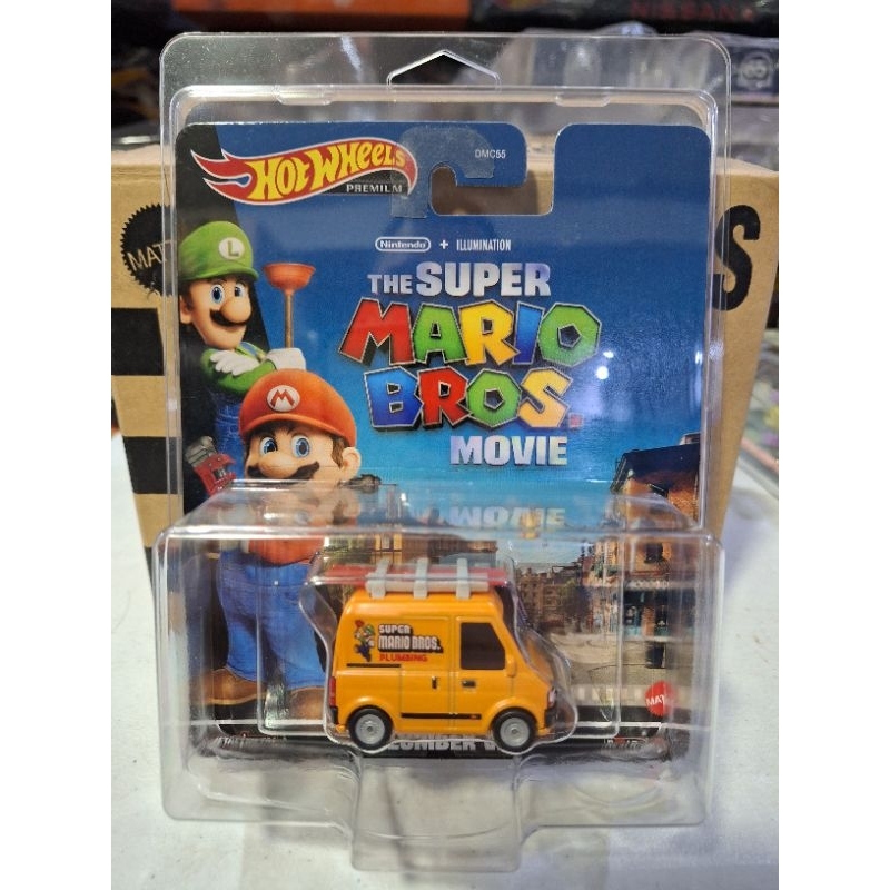 Plumber Van The Super Mario Bros Movies 2023 Hot Wheels Retro Replica Entertainment Shopee 1964