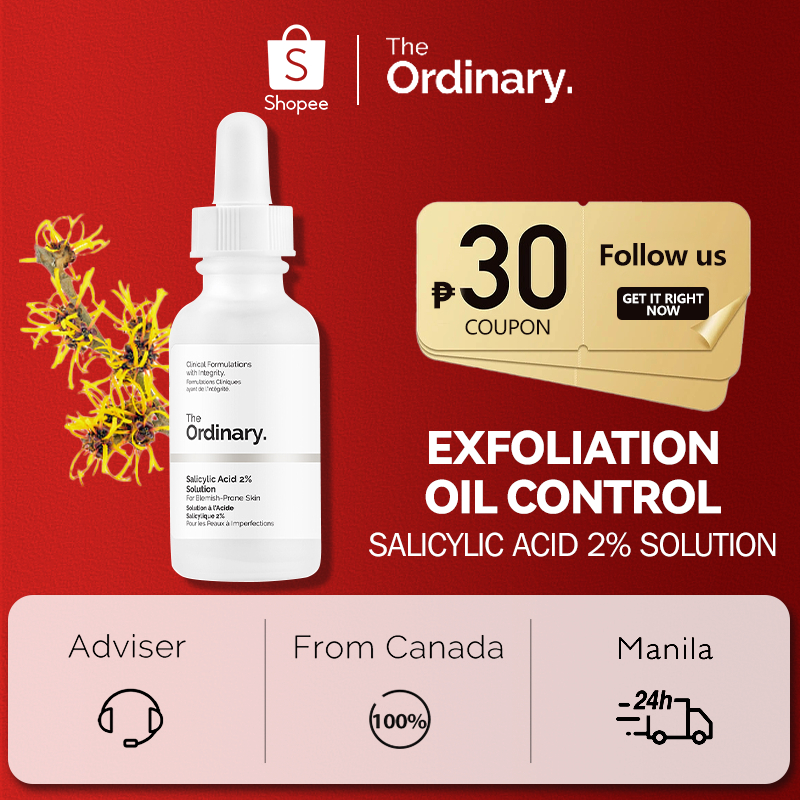 The Ordinary Salicylic Acid 2 Solution Exfoliating Gel Acne Marks Remover Oil Control For Face 5337