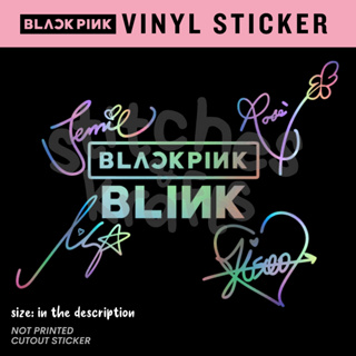 WATERPROOF - Holographic Blink Blackpink Lightstick Kpop Vinyl Decal