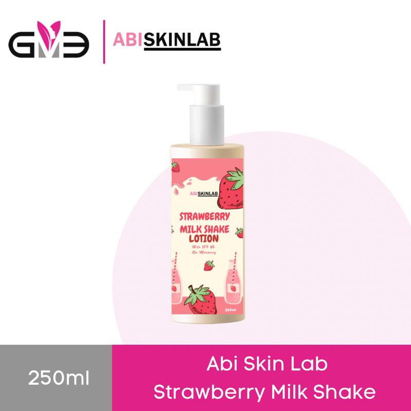 Abi Skin Lab Strawberry Milk Shake Lotion 250ml Shopee Philippines