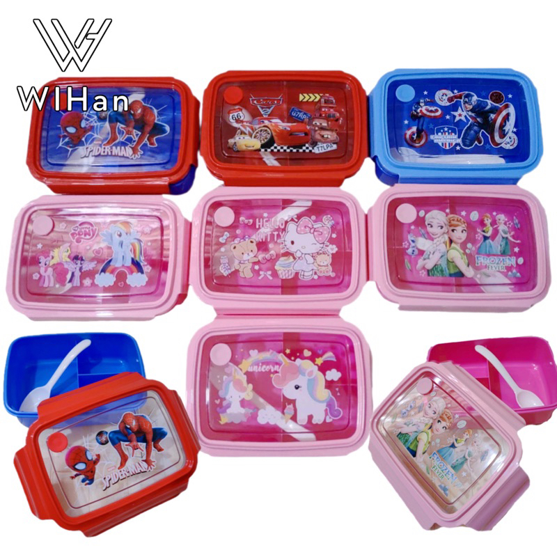 WIHan Character Lunch Box Character Tumbler Bottle W /Straw For Kids ...