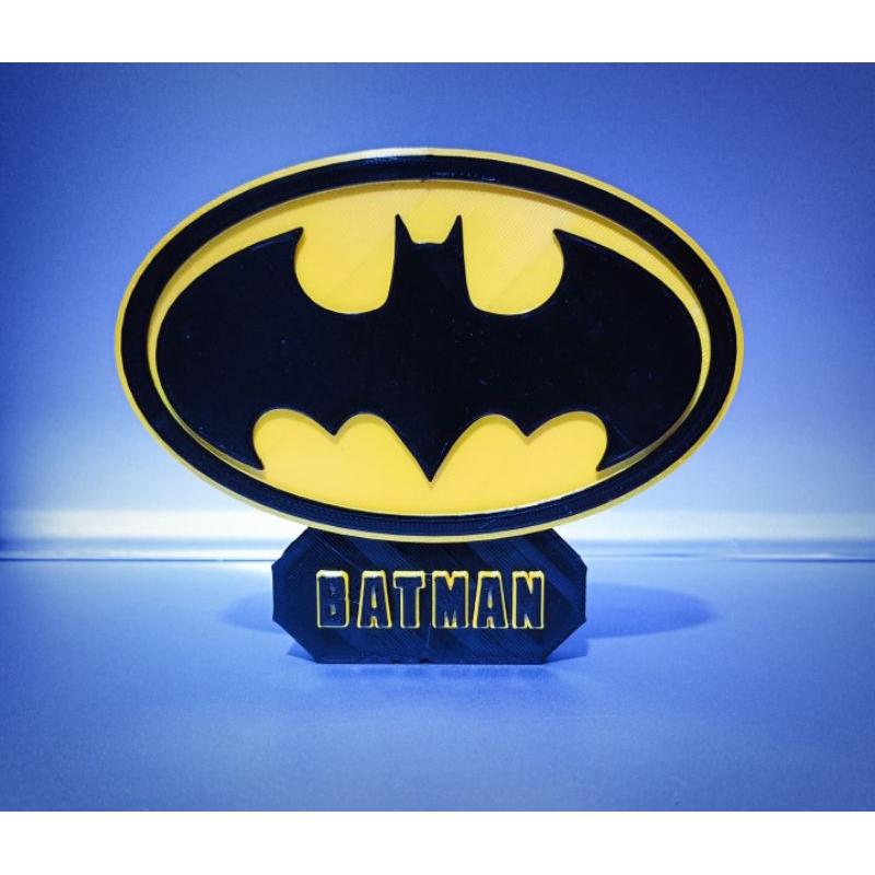 3D Printed logo Batman Sign For Batman figure Collectibles | Shopee ...