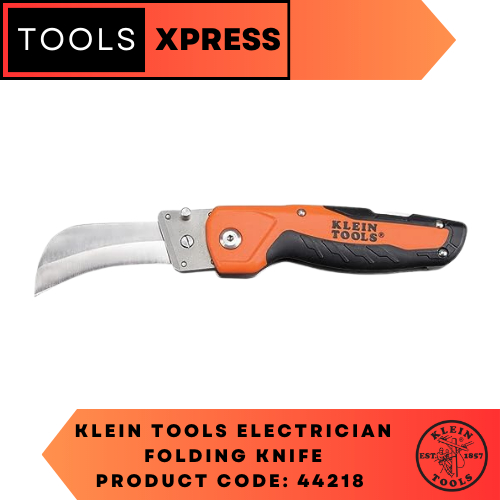 Klein Tools 44218 - Cable Skinning Utility Knife w/Replaceable Blade