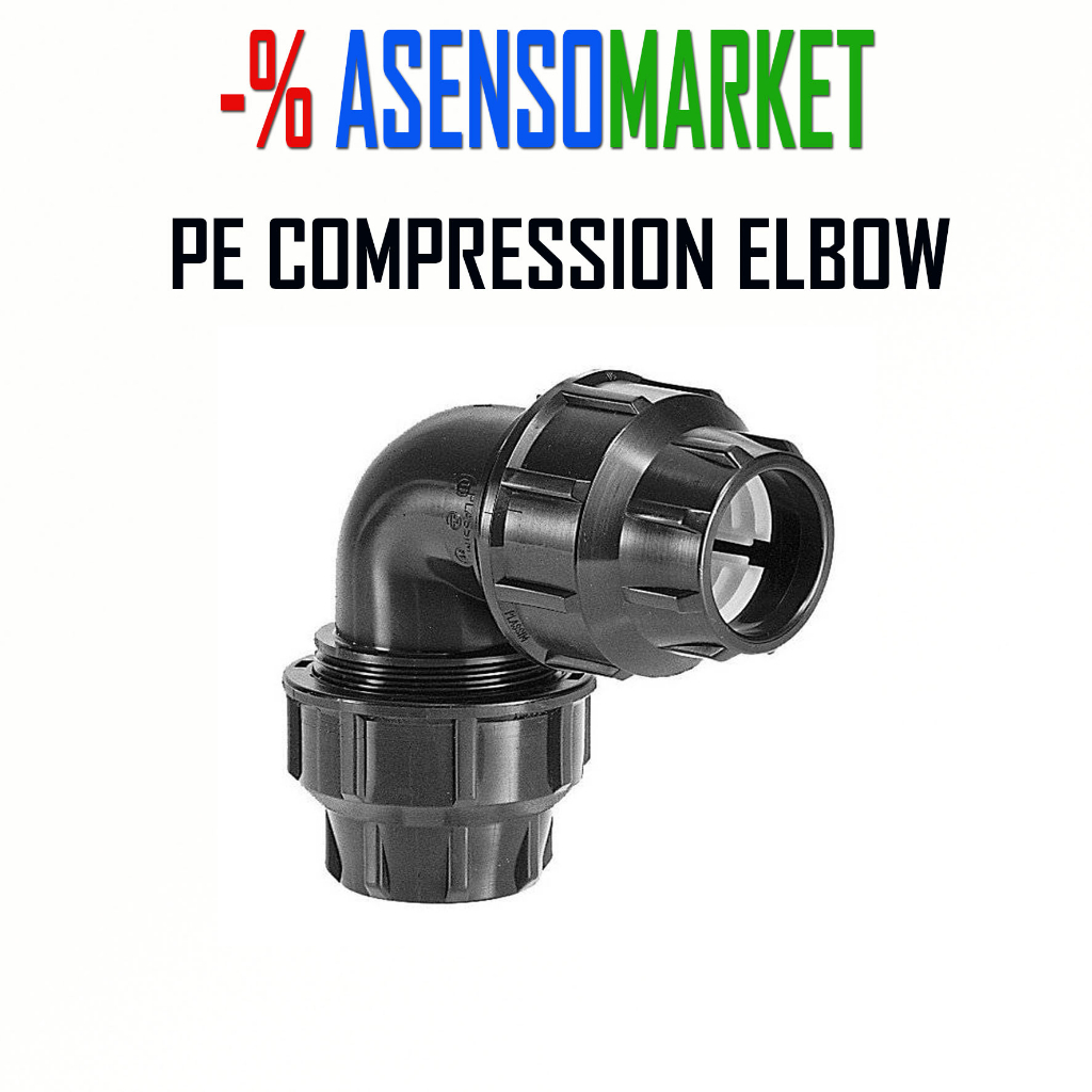 PE Compression Elbow 1/2