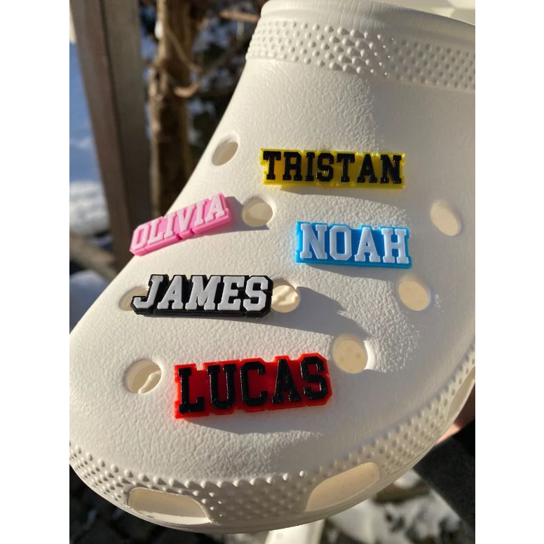 Crocs Jibbitz Customized Name/Logo/Shapes Charms Shopee Philippines