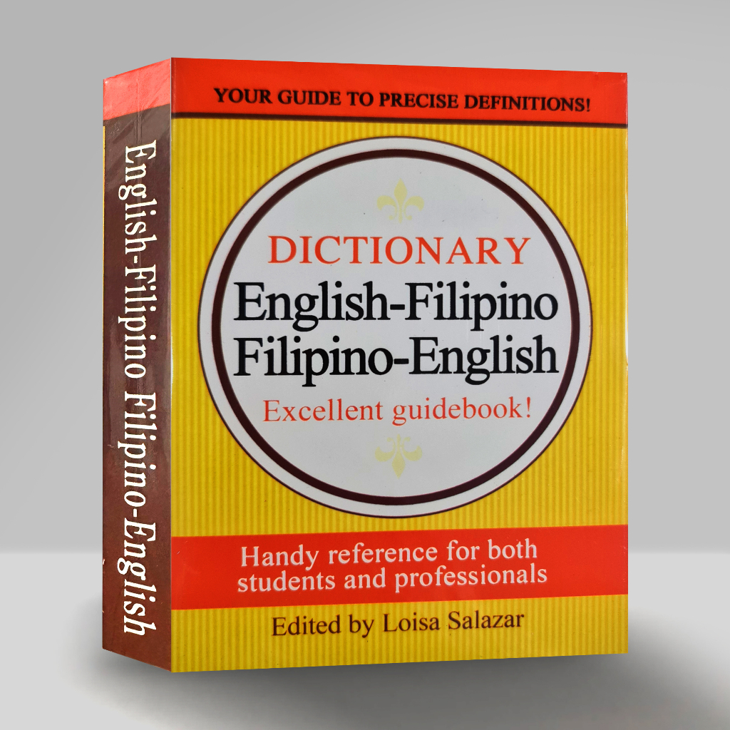 DICTIONARY ENGLISHFILIPINO FILIPINOENGLISH Excellent Guidebook