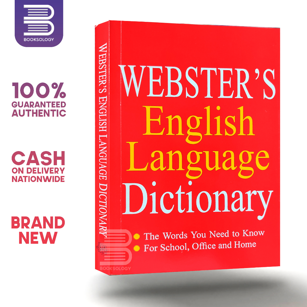 ORIGINAL WEBSTER'S English Language Dictionary Shopee Philippines