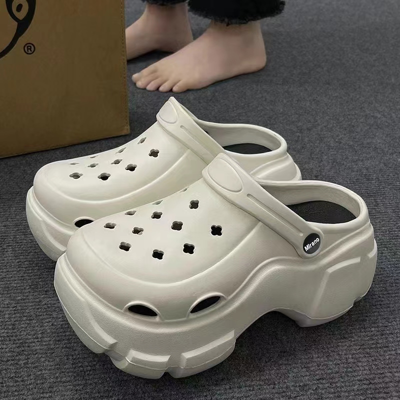 New Arrival Croc Heel Sandals for women Mirano Slides ladies slippers ...