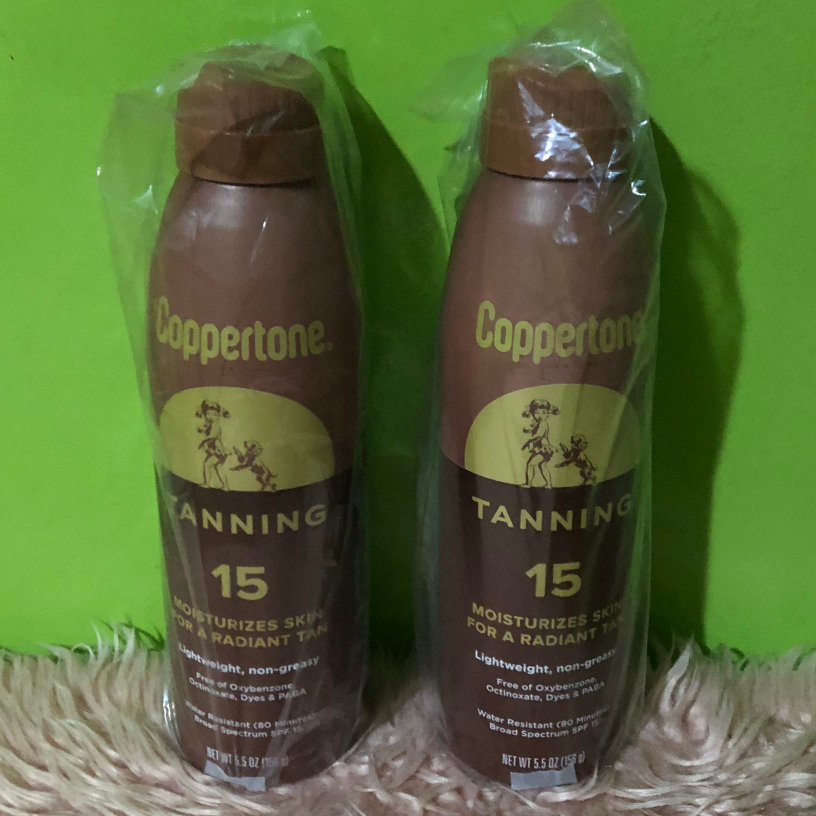 Coppertone Tanning Sunscreen Continuous Spray, SPF 15 5.5 oz (156g) Shopee Philippines