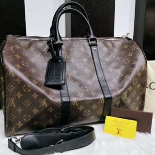 My wife got me a Louis Vuitton travel bag but wants me to use it
