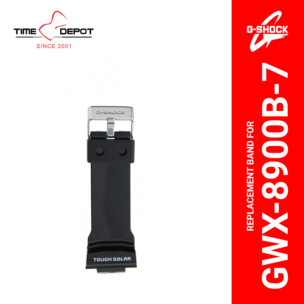 Casio G Shock 10414679 Genuine Factory Replacement Strap Resin Band Black Shopee Philippines